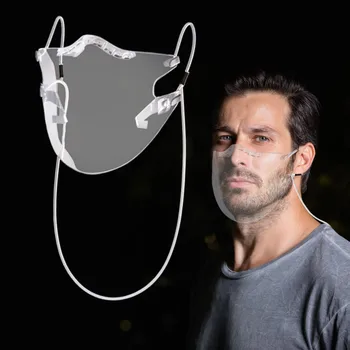 1pc Funda Mascarilla Reusable Face Masks Adults Clear Transparent Mask Face Shield Durable Combine Plastic Anti-fog Mouth Masks
1pc Funda Mascarilla Reusable Face Masks Adults Clear Transparent Mask Face Shield Durable Combine Plastic Anti-fog Mouth Masks