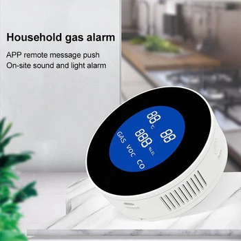 Tuya WiFi Gas Detector Smart Natural Leakage Combustible LPG Gas Sensor LCD Display Alarm System Sensor For Home Kitchen
Tuya WiFi Gas Detector Smart Natural Leakage Combustible LPG Gas Sensor LCD Display Alarm System Sensor For Home Kitchen