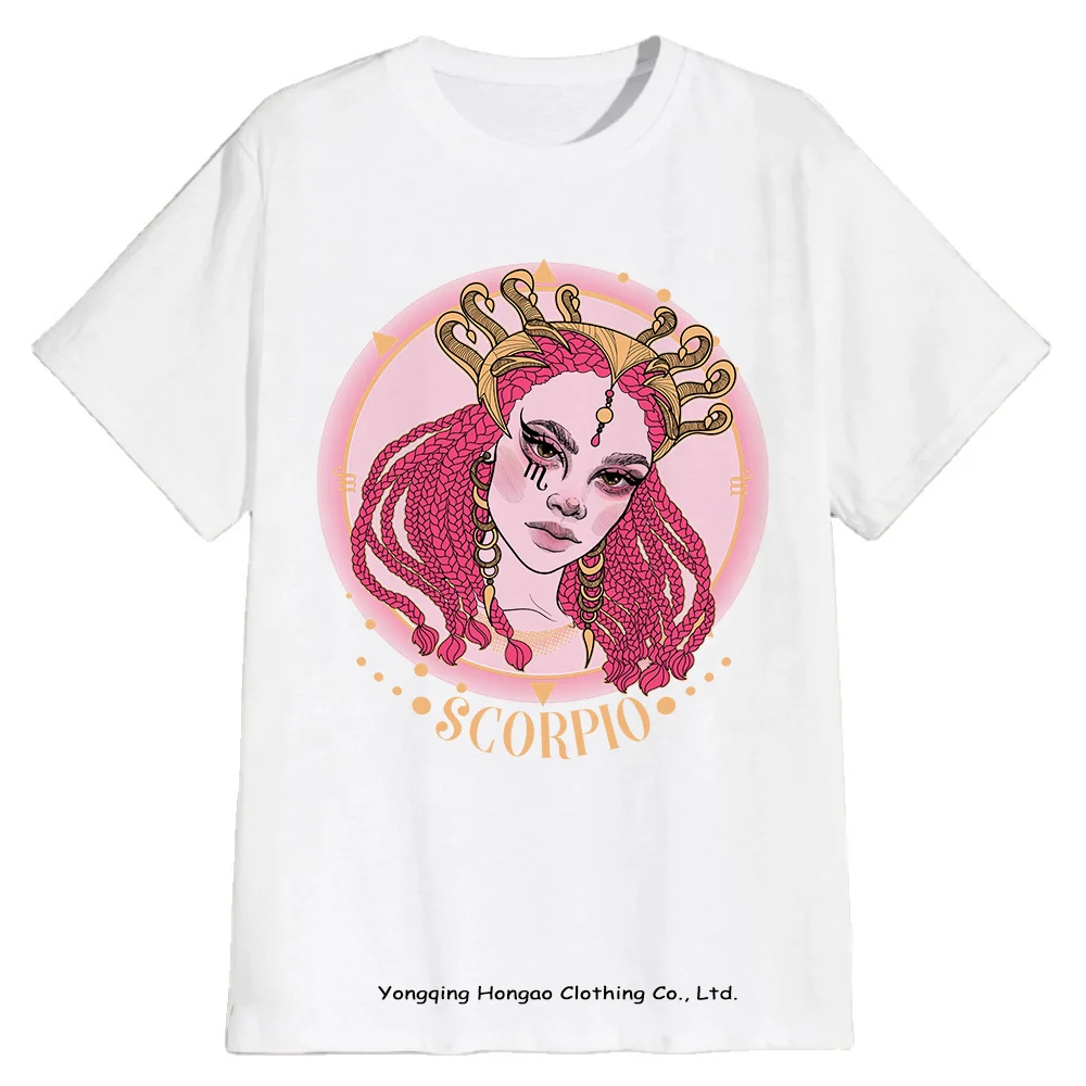 High Quality 100% Cotton T Shirts Women Graphic 12 Zodiac Signs Printing T Shirt Vintage Oversized O Neck T Shirts
High Quality 100% Cotton T Shirts Women Graphic 12 Zodiac Signs Printing T Shirt Vintage Oversized O Neck T Shirts