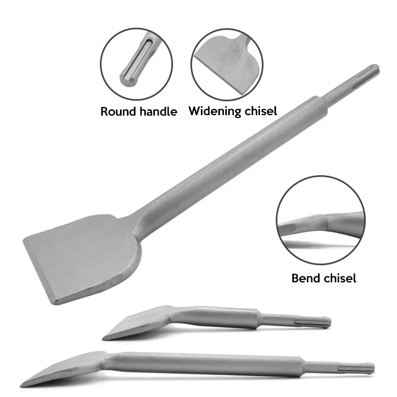 New Sds Plus Shank 3-In Wide Electric Hammer Chisel Angled Heavy Duty Bent Tile Chisel
New Sds Plus Shank 3-In Wide Electric Hammer Chisel Angled Heavy Duty Bent Tile Chisel