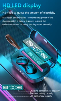 A13 TWS Bluetooth 5.1 In-ear Waterproof Headphones Noise Reduction Three-digit Display With Flashlight Charging Box Clock
A13 TWS Bluetooth 5.1 In-ear Waterproof Headphones Noise Reduction Three-digit Display With Flashlight Charging Box Clock
