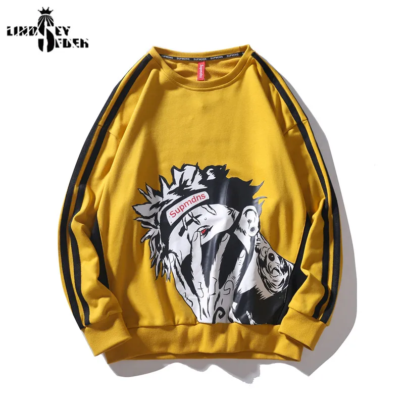 Harajuku Sweatshirt japanese anime Gintama Pullover HipHop Print Letters Fashion Streetwear Men Hoody Sweatshirt Autumn Outwear 
Harajuku Sweatshirt japanese anime Gintama Pullover HipHop Print Letters Fashion Streetwear Men Hoody Sweatshirt Autumn Outwear