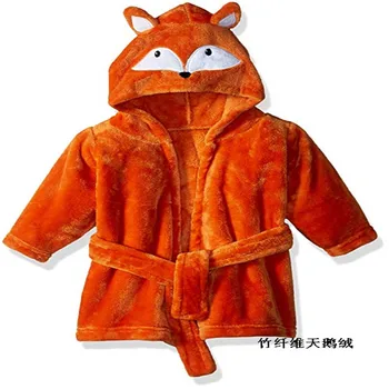 0-12 Months Baby Velvet Cute Animal Bath Towel Bathrobe Pure Cotton Fox and elephant warm bathrobe 
0-12 Months Baby Velvet Cute Animal Bath Towel Bathrobe Pure Cotton Fox and elephant warm bathrobe