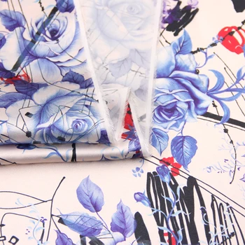 Ink Painting Style Silk Stretch Satin Fabric 93%Silk 7%Spandex Wide118cm 19MM Blue Flowers
Ink Painting Style Silk Stretch Satin Fabric 93%Silk 7%Spandex Wide118cm 19MM Blue Flowers