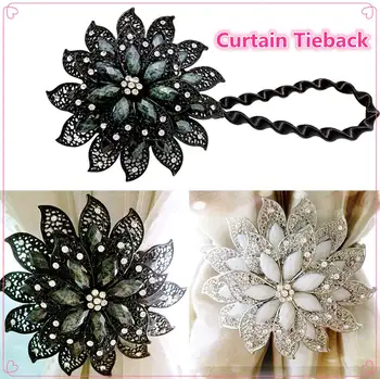 Magnet Flower Shaped Curtain Tieback Rings Spring Rhinestone Steel Wire Magnetic Curtain Buckle Clips Window Holder Accessories
Magnet Flower Shaped Curtain Tieback Rings Spring Rhinestone Steel Wire Magnetic Curtain Buckle Clips Window Holder Accessories