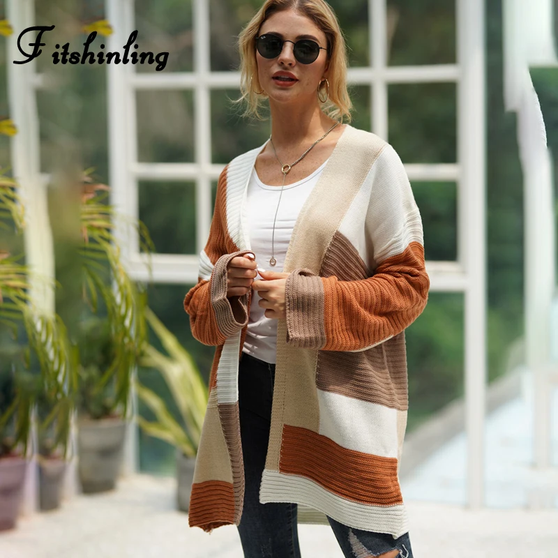 Fitshinling Patchwork Knitted Jackets Long Cardigan Boho Holiday Slim Winter Female Coat 2019 Sweaters Cardigans Women Clothing
Fitshinling Patchwork Knitted Jackets Long Cardigan Boho Holiday Slim Winter Female Coat 2019 Sweaters Cardigans Women Clothing