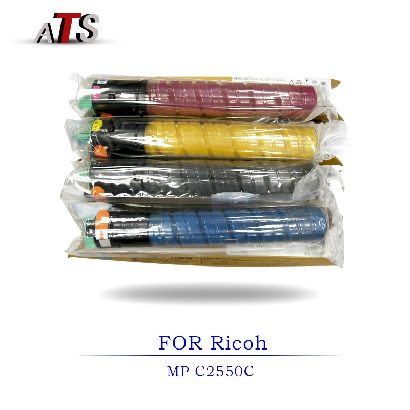 1Set/lot CMYK Toner Cartridge For Ricoh Aficio MPC 2550C 2010 2030 2550 2530 2050 Compatible MPC2550C MPC2010 Copier Spare Parts
1Set/lot CMYK Toner Cartridge For Ricoh Aficio MPC 2550C 2010 2030 2550 2530 2050 Compatible MPC2550C MPC2010 Copier Spare Parts