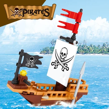 AUSINI Model Building Blocks Bricks Pirate Captain Figures Toys for Boys Mini Pirate Boat Ship Designer Kids Game Children's Toy
AUSINI Model Building Blocks Bricks Pirate Captain Figures Toys for Boys Mini Pirate Boat Ship Designer Kids Game Children's Toy