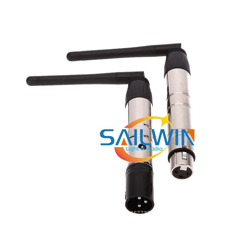 Sailwin 2.4G Ism Dmx512 Wireless Male Xlr Transmitter Stage Light Par Party Antenna Dmx Receiver | Лампы и освещение