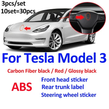 10pcs 30pcs Car Decoration Red/carbon fiber Front Head Sticker Rear Trunk Decal Covers Steering Wheel Label For Tesla Model 3
10pcs 30pcs Car Decoration Red/carbon fiber Front Head Sticker Rear Trunk Decal Covers Steering Wheel Label For Tesla Model 3