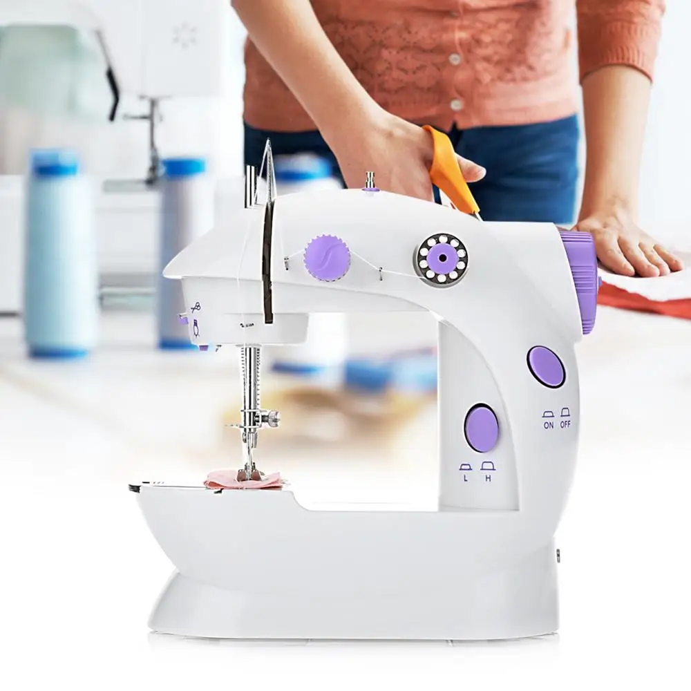 Mini Electric Handheld Sewing Machine Dual Speed Adjustment With Light Foot AC220V Double Threads Pedal Sewing Machine
Mini Electric Handheld Sewing Machine Dual Speed Adjustment With Light Foot AC220V Double Threads Pedal Sewing Machine