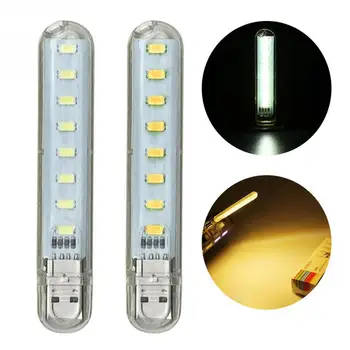 Mini Mobile Power USB LED Lamp DC5V 8 LED Camping Computer Portable Night USB Gadget Lighting For PC Laptop
Mini Mobile Power USB LED Lamp DC5V 8 LED Camping Computer Portable Night USB Gadget Lighting For PC Laptop