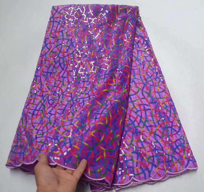 2019 Newest design Purple color sequins beautiful african french tulle lace fabric high quality with sequins 5 yards/lot XDR05
2019 Newest design Purple color sequins beautiful african french tulle lace fabric high quality with sequins 5 yards/lot XDR05