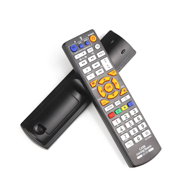 

L336 copia de Control remoto inteligente con función de aprendizaje para TV CBL DVD SAT IR Universal l336 control remoto de aprendizaje