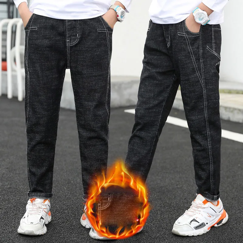 Teenage Boys Winter Pants Kids Jeans for Boys Trousers Thick Fleece Pencil Pants 6 8 10 12 Years School Children Kids Trousers
Teenage Boys Winter Pants Kids Jeans for Boys Trousers Thick Fleece Pencil Pants 6 8 10 12 Years School Children Kids Trousers