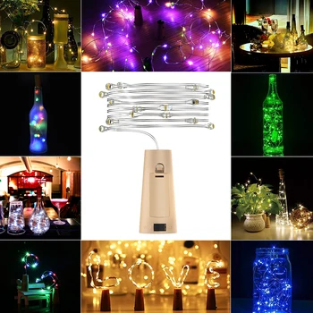 Wine cork silver string light string LED garland light string cork rope fairy line light Christmas Valentine's Day decoration
Wine cork silver string light string LED garland light string cork rope fairy line light Christmas Valentine's Day decoration