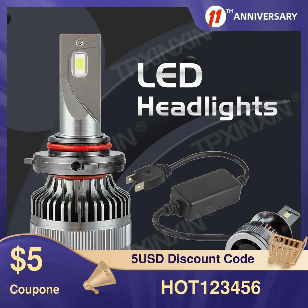 2pieces Car Headlight H7 65W 8000LM LED H7 H1 H4 H11 9005 HB3 9006 HB4 9012 6000K car Styling Auto Headlamp Fog Light Bulbs
2pieces Car Headlight H7 65W 8000LM LED H7 H1 H4 H11 9005 HB3 9006 HB4 9012 6000K car Styling Auto Headlamp Fog Light Bulbs
