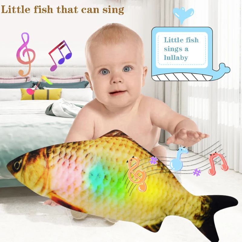 Moving Children's Toy Fish Swing Fish Simulation Electric Swimming Fish Can Sing Fake Fish Plush Charging Funny Cat Doll
Moving Children's Toy Fish Swing Fish Simulation Electric Swimming Fish Can Sing Fake Fish Plush Charging Funny Cat Doll