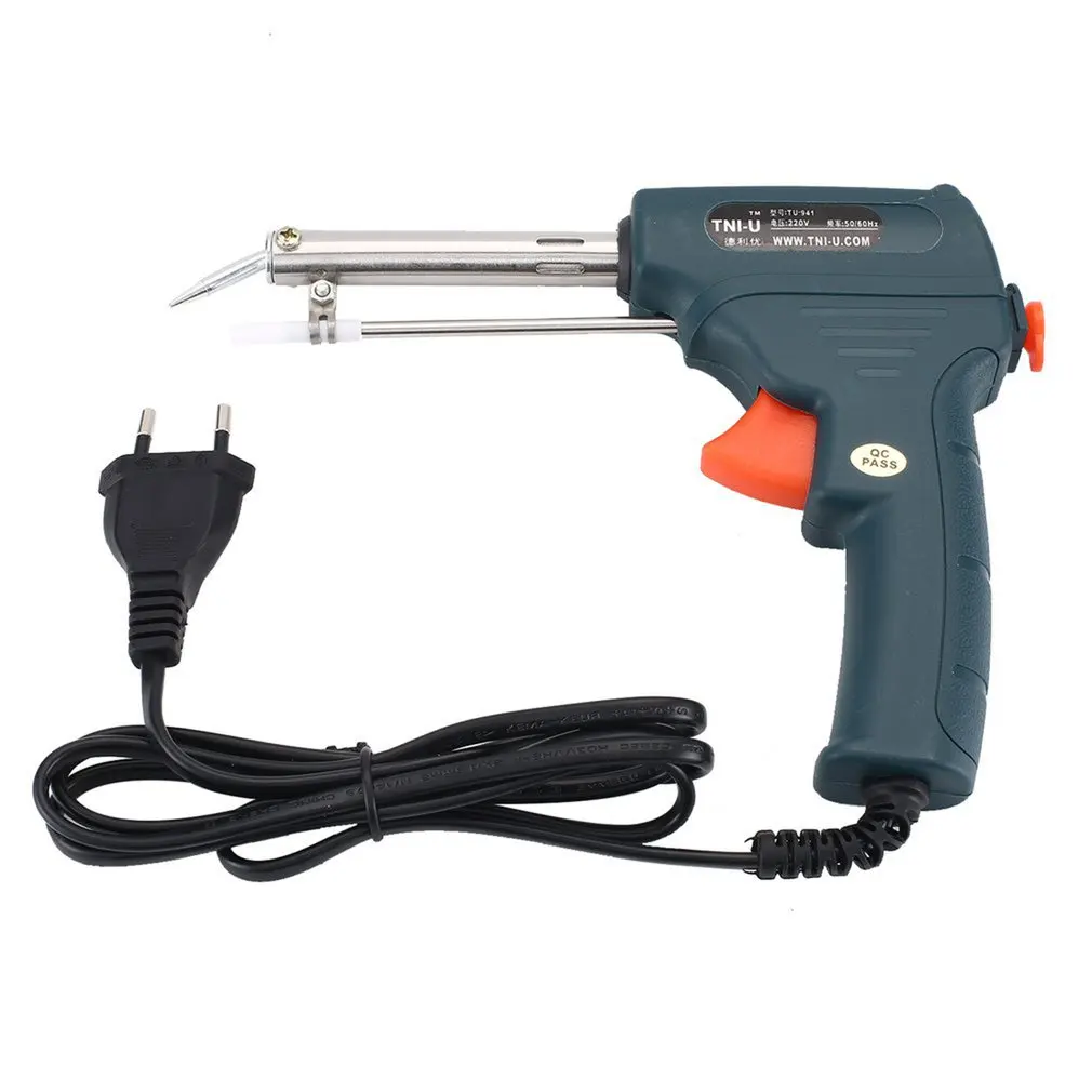 TNI-U TU-941 220V 40W/60W Manual Soldering Iron Hand Welding Tool Electric Gun Type Machine for Precision Electronic Repairing
TNI-U TU-941 220V 40W/60W Manual Soldering Iron Hand Welding Tool Electric Gun Type Machine for Precision Electronic Repairing