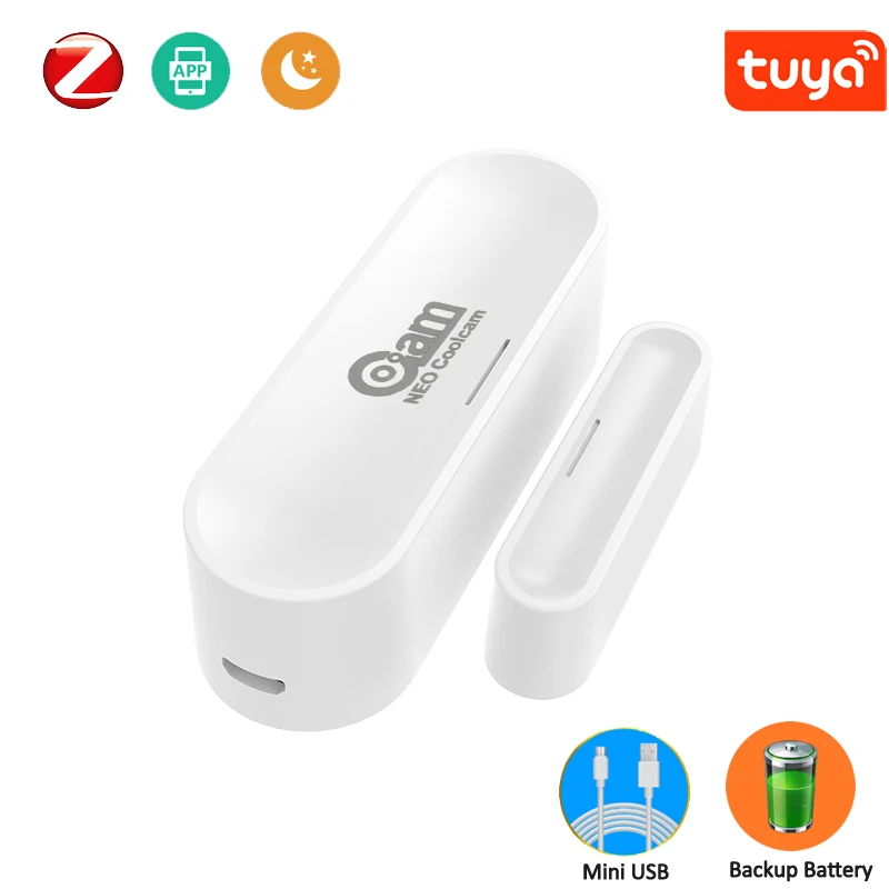 Tuya Zigbee Smart USB Door Window Garage Sensor Battery Powered or USB Charge Works With TUYA Smart Hub
Tuya Zigbee Smart USB Door Window Garage Sensor Battery Powered or USB Charge Works With TUYA Smart Hub