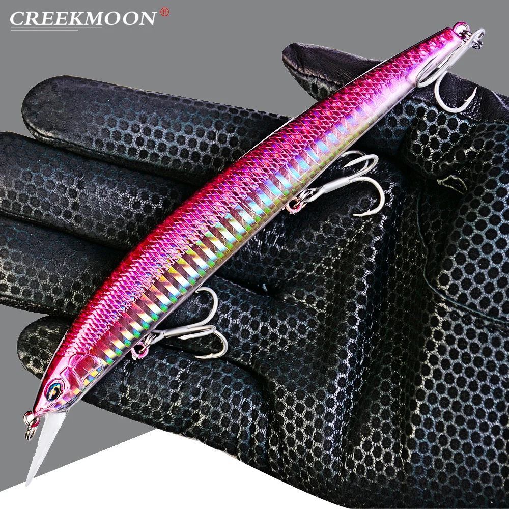 10pcs/set 150mm 18.6g Hard Bait Minnow Wobblers Fishing Lures Depth 1.2-2.7m Triple 6# Hooks Bass Pike Baits Sinking or Floating
10pcs/set 150mm 18.6g Hard Bait Minnow Wobblers Fishing Lures Depth 1.2-2.7m Triple 6# Hooks Bass Pike Baits Sinking or Floating