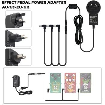 Pedal Effects Power Supply Adapter 9V DC 1A (1000mA) with Free Cable Tip Negative 3 Way Daisy Chain Cord insulated cap
Pedal Effects Power Supply Adapter 9V DC 1A (1000mA) with Free Cable Tip Negative 3 Way Daisy Chain Cord insulated cap
