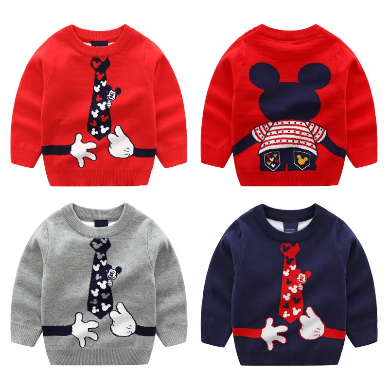 Boys Girls Baby Kids Casual Autum Winter cartoon Mickey Christmas Long sleeve Sweaters Soft Warm Children's Sweater Coats
Boys Girls Baby Kids Casual Autum Winter cartoon Mickey Christmas Long sleeve Sweaters Soft Warm Children's Sweater Coats