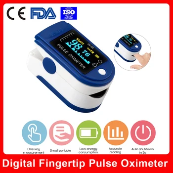 OLED Display Fingertip Oximeter B-lood Oxygen Pulse Rate Monitor Portable Family Travel Oximeter 
OLED Display Fingertip Oximeter B-lood Oxygen Pulse Rate Monitor Portable Family Travel Oximeter
