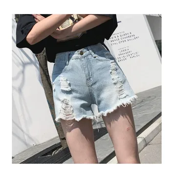 Summer Plus Size Distressed Ripped Short Jeans For Women High Waist Wide Leg Jeans Shorts Women Tassel Cowboy Denim Short Pants 
Summer Plus Size Distressed Ripped Short Jeans For Women High Waist Wide Leg Jeans Shorts Women Tassel Cowboy Denim Short Pants