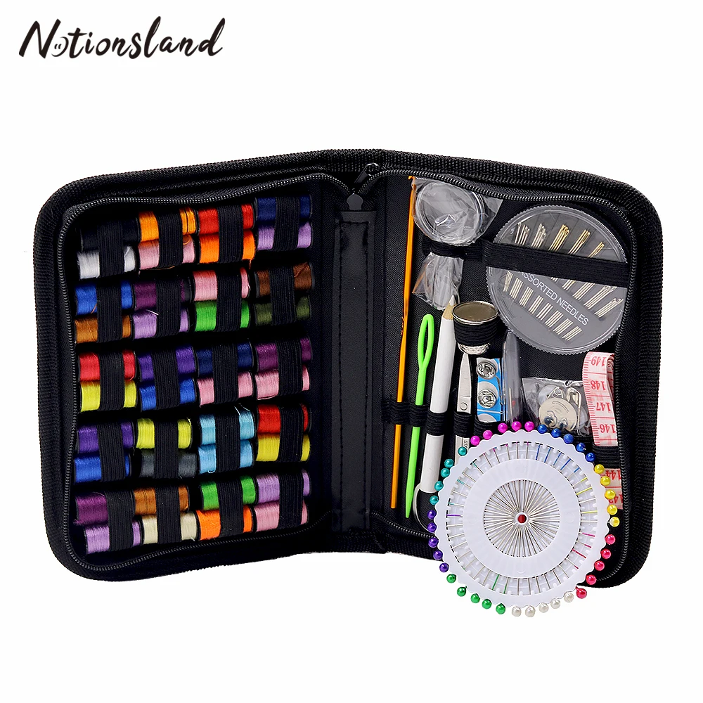 128Pcs/Set Multi-function Sewing Box Kit DIY Craft Travelling Quilting Stitching Sewing Needle Thread Tools Christmas Mom Gifts
128Pcs/Set Multi-function Sewing Box Kit DIY Craft Travelling Quilting Stitching Sewing Needle Thread Tools Christmas Mom Gifts
