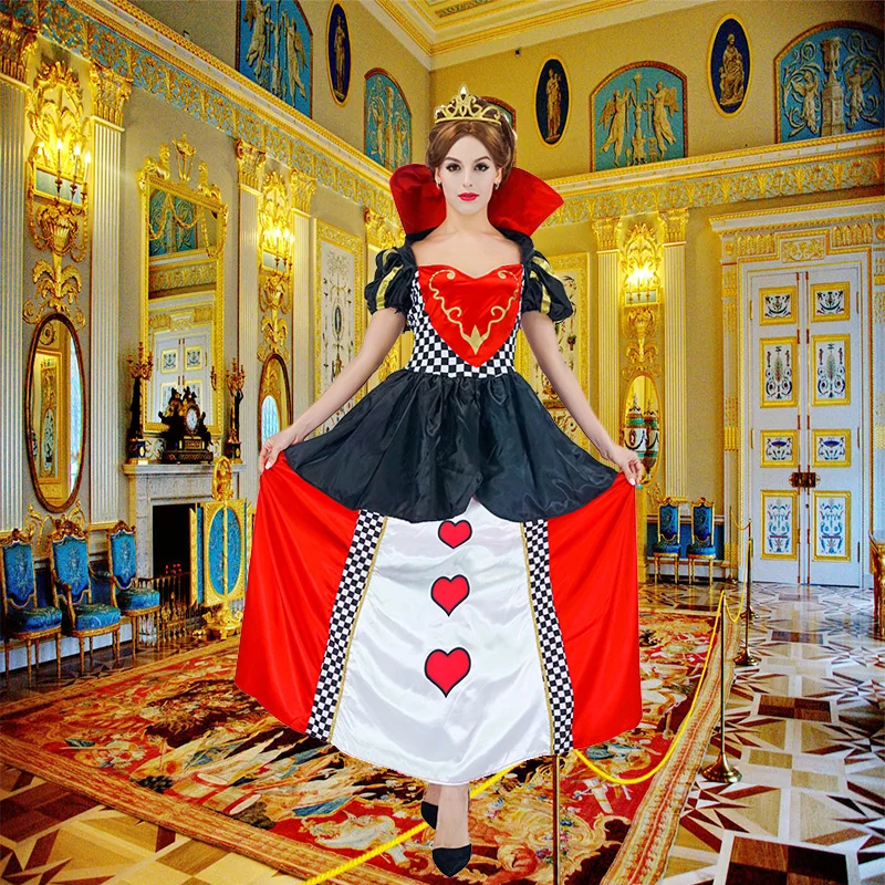 Woman Queen Costume of Halloween Cosplay Party Adult Female Medieval Royal Princess Fancy Dress
Woman Queen Costume of Halloween Cosplay Party Adult Female Medieval Royal Princess Fancy Dress