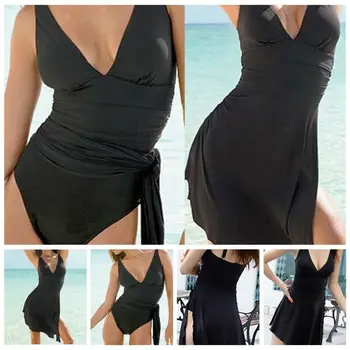 Fashion Women Sexy Beach Style Skinny Solid Summer One-Piece Swimsuit Swimwear Dress Bathing Plus Size US
Fashion Women Sexy Beach Style Skinny Solid Summer One-Piece Swimsuit Swimwear Dress Bathing Plus Size US