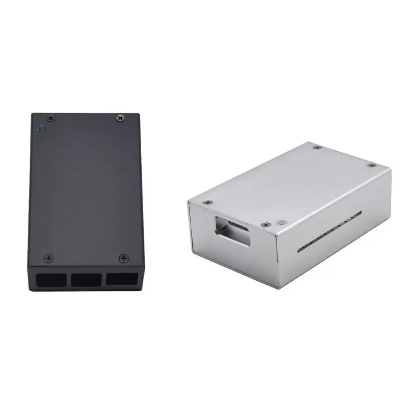 Black/Silver Aluminum Alloy Case Shell Box Metal Enclosure for Raspberry Pi 4 Model B
Black/Silver Aluminum Alloy Case Shell Box Metal Enclosure for Raspberry Pi 4 Model B
