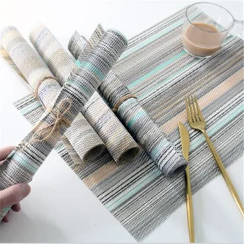1PC Elegant PVC Non-slip Placemat Waterproof Oil-proof Table Mat Tableware Eco-friendly Heat-resistant Placemats Home Decor
1PC Elegant PVC Non-slip Placemat Waterproof Oil-proof Table Mat Tableware Eco-friendly Heat-resistant Placemats Home Decor