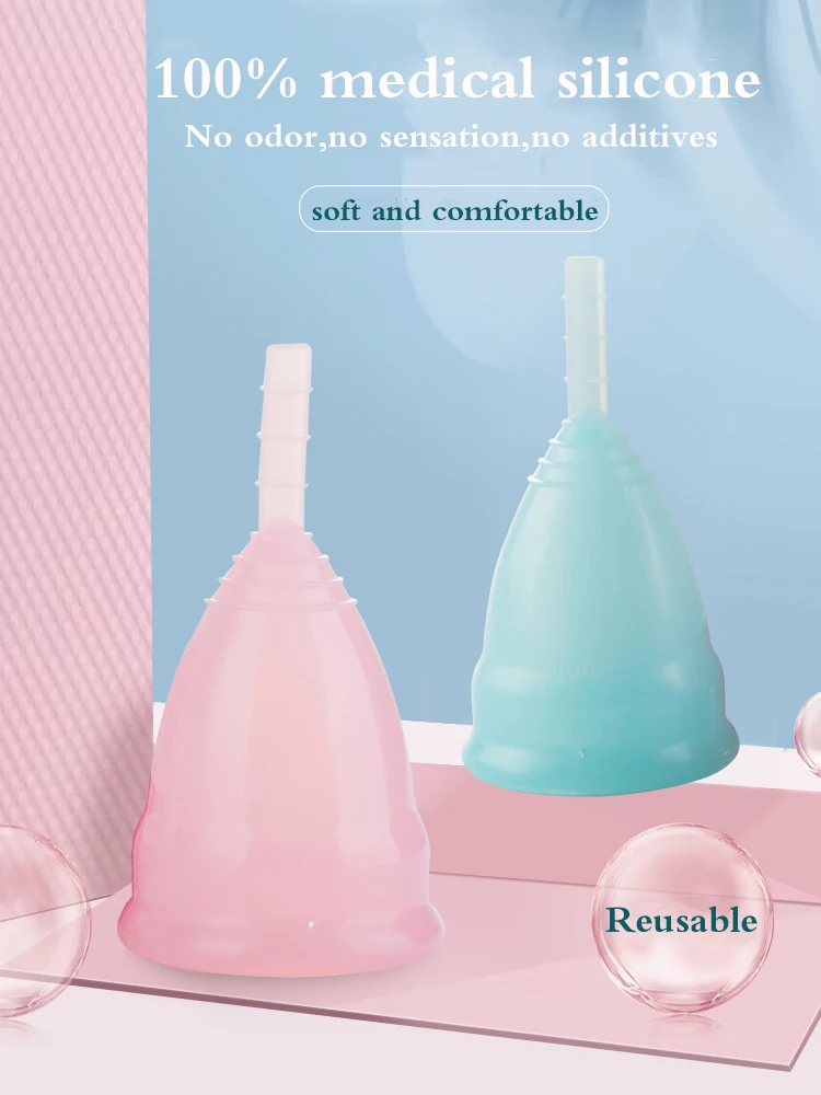50pcs Feminine Hygiene Menstrual Cup 100% Medical Grade Silicone Copo Menstrual de Silicone Medica Reusable Lady Menstrual Cups 
50pcs Feminine Hygiene Menstrual Cup 100% Medical Grade Silicone Copo Menstrual de Silicone Medica Reusable Lady Menstrual Cups
