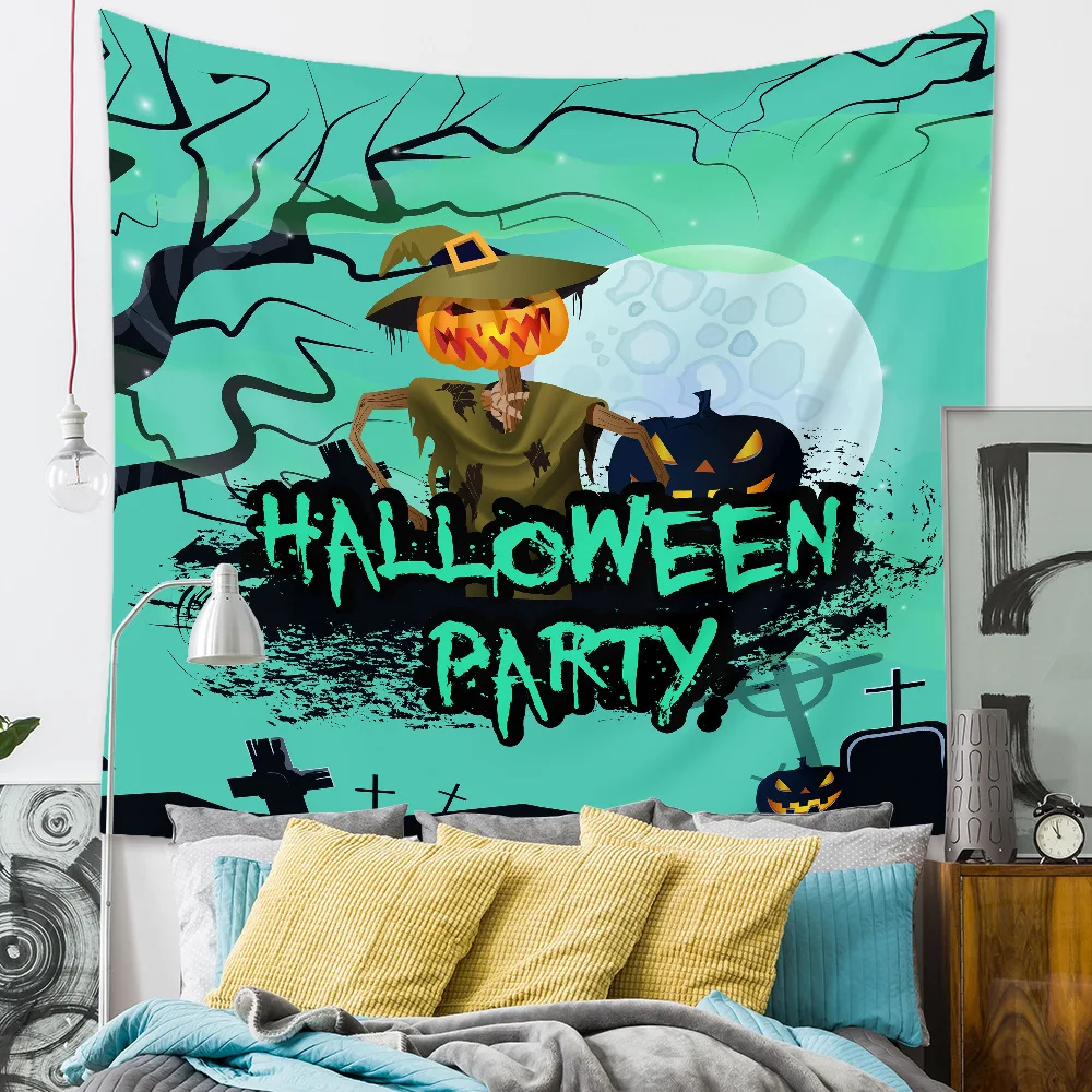 Happy Halloween 3D Printing Tapestrying funny Rectangular Home Decor Wall Hanging Halloween Party wall hanging style-10
Happy Halloween 3D Printing Tapestrying funny Rectangular Home Decor Wall Hanging Halloween Party wall hanging style-10