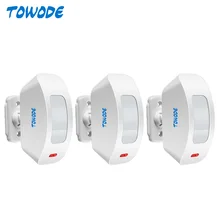 TOWODE 3PCS Motion Detector Home Protection Burglar Alarm System 433Mhz Window Curtain PIR Motion Sensor For Security Alarm Kit
TOWODE 3PCS Motion Detector Home Protection Burglar Alarm System 433Mhz Window Curtain PIR Motion Sensor For Security Alarm Kit