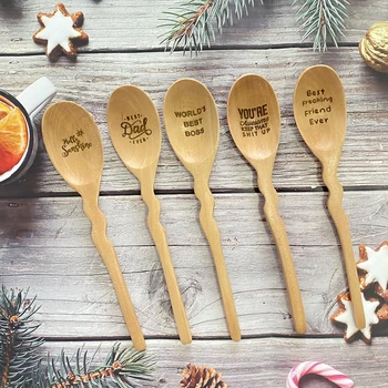 Personality Wooden Spoon Bamboo Kitchen Cooking Utensil Tool Soup Teaspoon Catering Kids Spoon Kitchenware for Rice Soup
Personality Wooden Spoon Bamboo Kitchen Cooking Utensil Tool Soup Teaspoon Catering Kids Spoon Kitchenware for Rice Soup