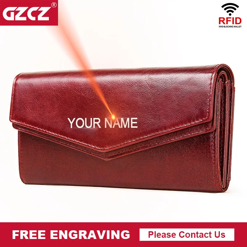 GZCZ Rfid Fashion Women Clutch Leather Wallets Long Style Multi-Functional Coin Purse Portomonee Clamp For Phone Handy Passport
GZCZ Rfid Fashion Women Clutch Leather Wallets Long Style Multi-Functional Coin Purse Portomonee Clamp For Phone Handy Passport