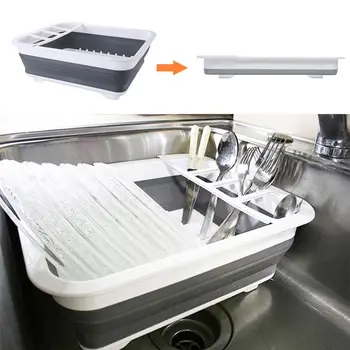 Dish Drainer Foldable Dish Plate Drying Rack Tableware Dinnerware Drainer Organizer for Home Kitchen Storage Organization
Dish Drainer Foldable Dish Plate Drying Rack Tableware Dinnerware Drainer Organizer for Home Kitchen Storage Organization