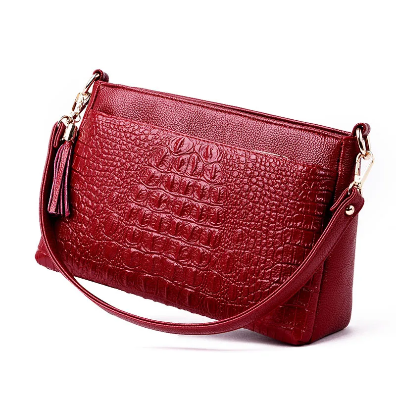 2018 New Style Crocodile Pattern Soft Leather WOMEN'S Bag Europe And America-Style Tassels Crossbody Bag Versatile Casual Handba
2018 New Style Crocodile Pattern Soft Leather WOMEN'S Bag Europe And America-Style Tassels Crossbody Bag Versatile Casual Handba