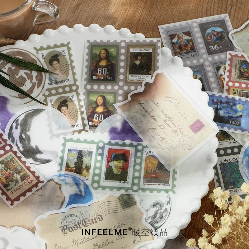 infeel.me Japanese Paper Sticker Package Old Dream Set Series Retro Stamp Hand Account DIY Material Decorative Sticker 3-
infeel.me Japanese Paper Sticker Package Old Dream Set Series Retro Stamp Hand Account DIY Material Decorative Sticker 3-