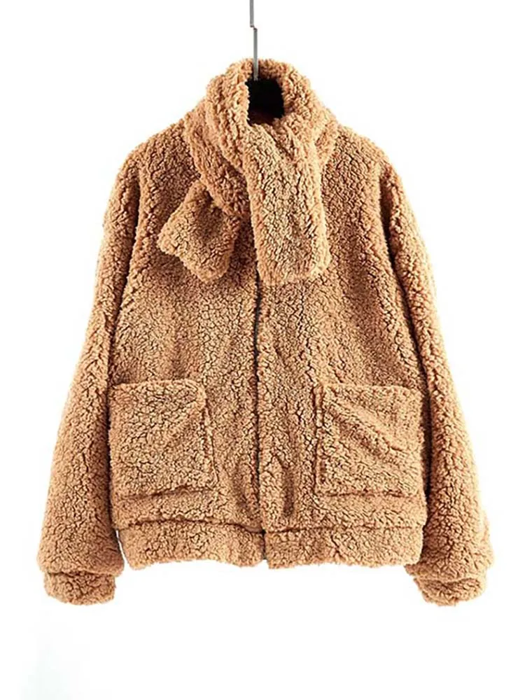 NiceMix Women Casual Solid Faux Fur Pocket Outwear Cardigan Pocket Loose Scarf Coat Chaqueta De Mujer Fashion Streetwear Clothes
NiceMix Women Casual Solid Faux Fur Pocket Outwear Cardigan Pocket Loose Scarf Coat Chaqueta De Mujer Fashion Streetwear Clothes