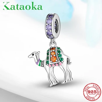 New 925 Sterling Silver Beautiful Desert camel pendants beads Fit Kataoka Women Bracelets Bangles DIY Jewelry Making
New 925 Sterling Silver Beautiful Desert camel pendants beads Fit Kataoka Women Bracelets Bangles DIY Jewelry Making