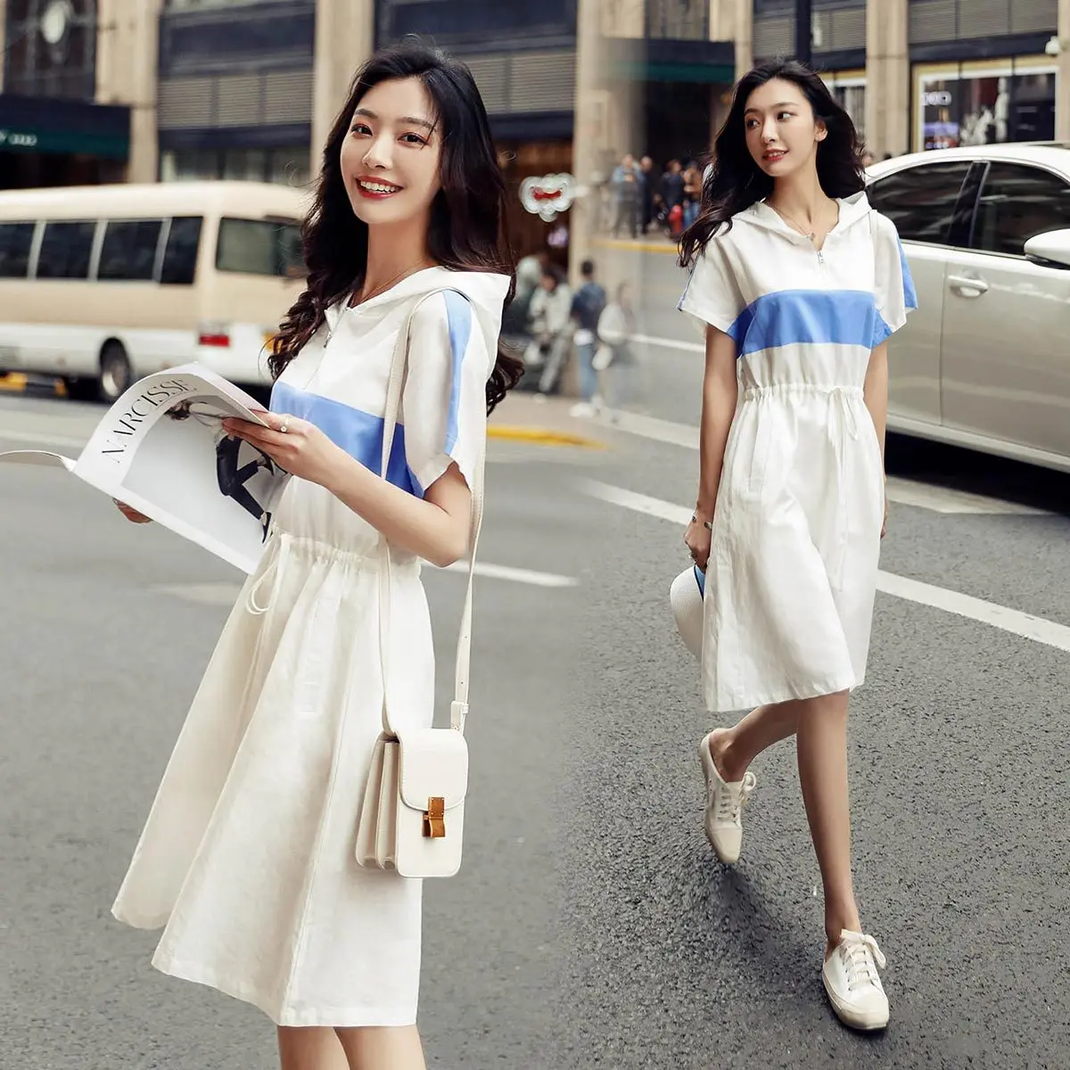 Casual by Age Dress 2019 Summer New Style WOMEN'S Dress Elegant Waist Hugging Slimming Hipster Summer Popular Skirt
Casual by Age Dress 2019 Summer New Style WOMEN'S Dress Elegant Waist Hugging Slimming Hipster Summer Popular Skirt
