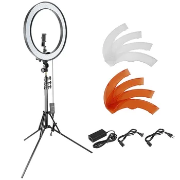 18-inch Outer Dimmable SMD LED Ring Light Lighting Kit for Smartphone Camera Portrait Make up YouTube Video Shooting
18-inch Outer Dimmable SMD LED Ring Light Lighting Kit for Smartphone Camera Portrait Make up YouTube Video Shooting