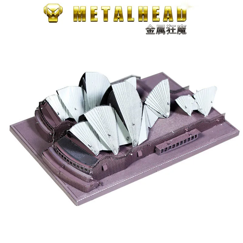 Love Spell All-Metal Stainless Steel DIY Assembled Model 3D Glue-free 3D Puzzle Model Architecture Color Sydney Opera House
Love Spell All-Metal Stainless Steel DIY Assembled Model 3D Glue-free 3D Puzzle Model Architecture Color Sydney Opera House