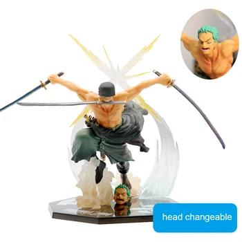 Anime One Piece Roronoa Zoro Three-knife Ver. PVC Action Figures Collectible Model Toys firurine Decoration Gift 17cm F1950
Anime One Piece Roronoa Zoro Three-knife Ver. PVC Action Figures Collectible Model Toys firurine Decoration Gift 17cm F1950