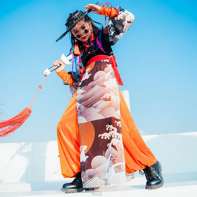 Chinese Style Jazz Dance Costumes For Kids Catwalk Show Clothing Boys Street Dance Girls Hip Hop Performance Clothing DQL4837
Chinese Style Jazz Dance Costumes For Kids Catwalk Show Clothing Boys Street Dance Girls Hip Hop Performance Clothing DQL4837