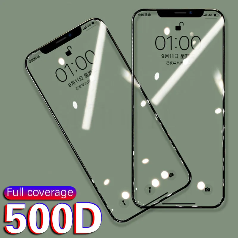 500D Curved Full Cover Protective Glass On The For iPhone 11 11 Pro X XS Max XR Tempered Screen Protector On iPhone 11 Glass
500D Curved Full Cover Protective Glass On The For iPhone 11 11 Pro X XS Max XR Tempered Screen Protector On iPhone 11 Glass